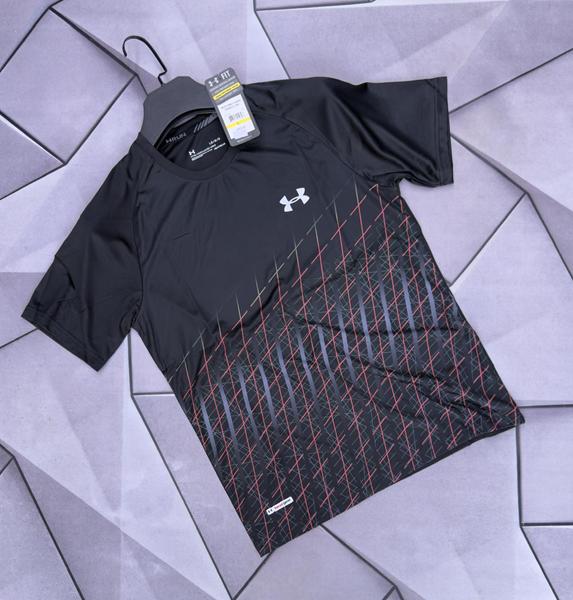 Футболка Rassul (L-3XL) 66514 black (лето)