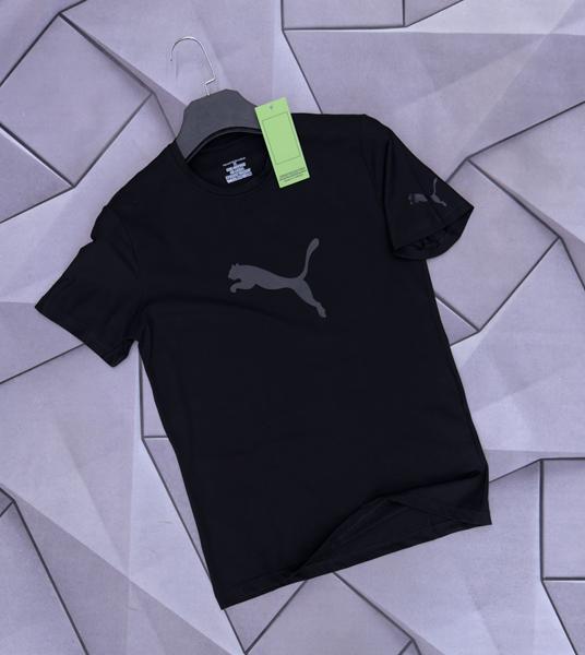 Футболка Rassul (S-2XL) 66557 black (лето)