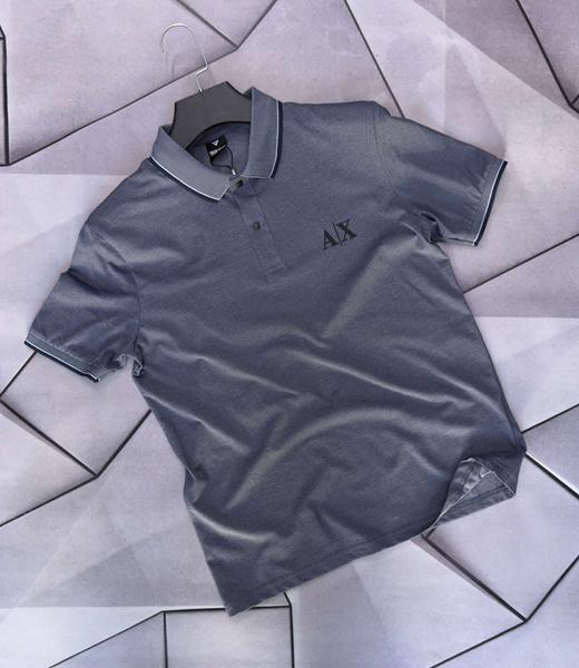 Футболка Rassul (S-2XL) 66621 grey (лето)