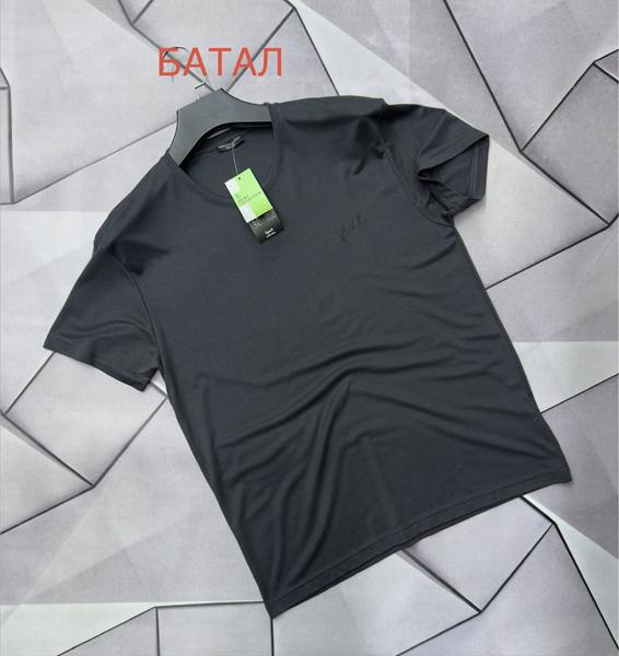 Футболка Rassul (2XL-6XL) 66659 black (лето)