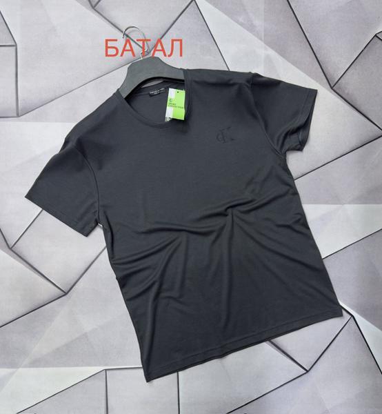 Футболка Rassul (2XL-6XL) 66661 black (лето)