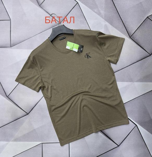 Футболка Rassul (2XL-6XL) 66662 khaki (лето)
