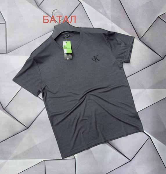 Футболка Rassul (2XL-6XL) 66665 grey (лето)