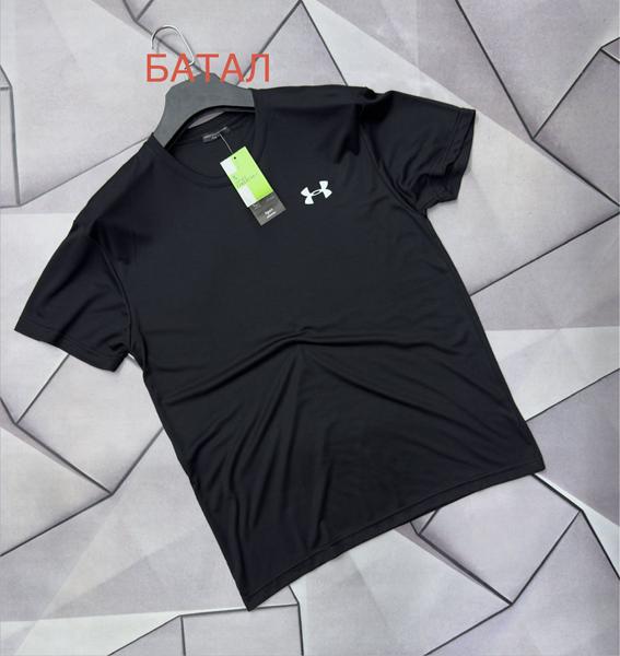 Футболка Rassul (2XL-6XL) 66676 black (лето)