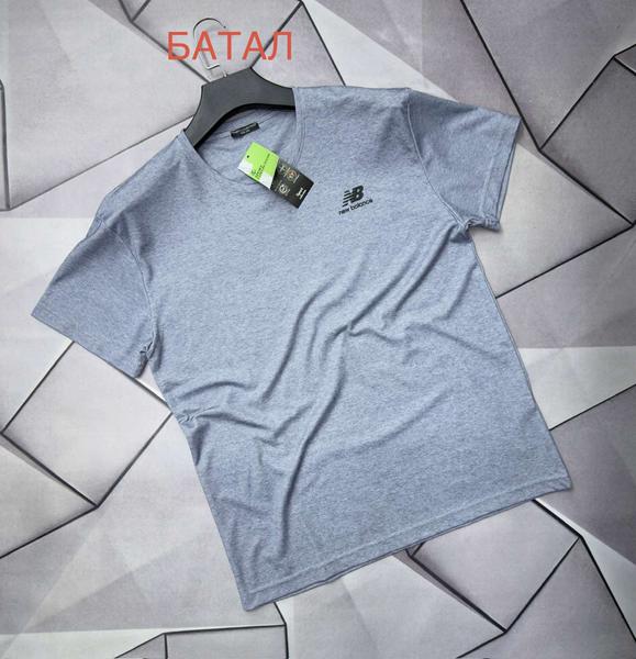 Футболка Rassul (2XL-6XL) 66683 grey (лето)