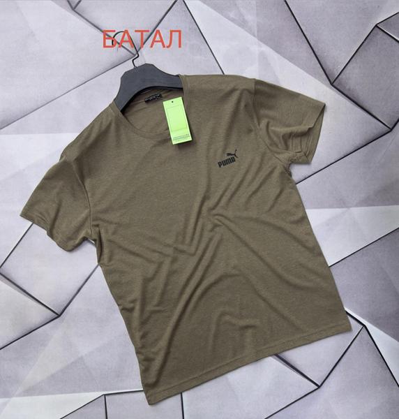 Футболка Rassul (2XL-6XL) 66691 khaki (лето)