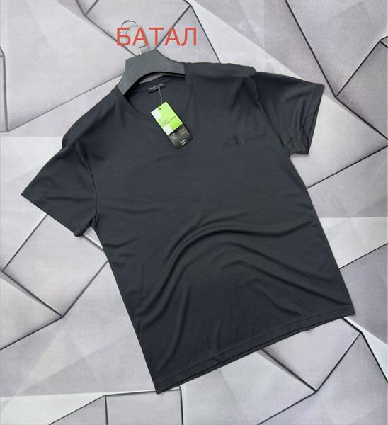 Футболка Rassul (2XL-6XL) 66693 black (лето)