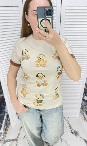 Футболка Karon (S-L) 7224 beige (лето)