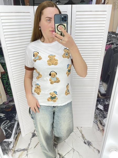 Футболка Karon (S-L) 7224 white (лето)