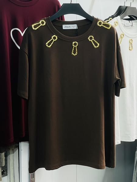 Футболка Karon (42-52) 6604 brown (лето)