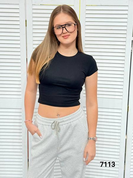 Топ MMC clothes (42-48) 7113 black (лето)