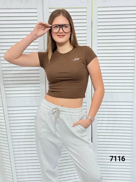 Топ MMC clothes (42-48) 7116 brown (лето)