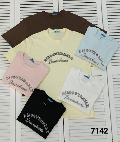 Футболка MMC clothes (one size) 7142 black (лето)