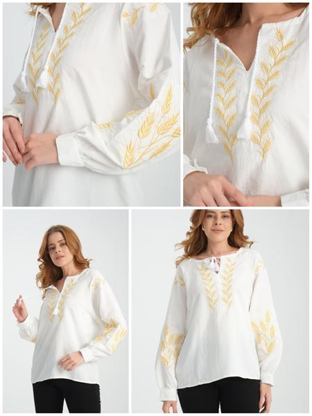 Вышиванка MMC clothes (46-52) MC15 white (деми)