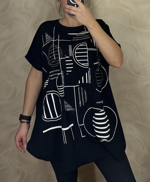 Футболка LeVisha (58-62) 25002 black (лето)