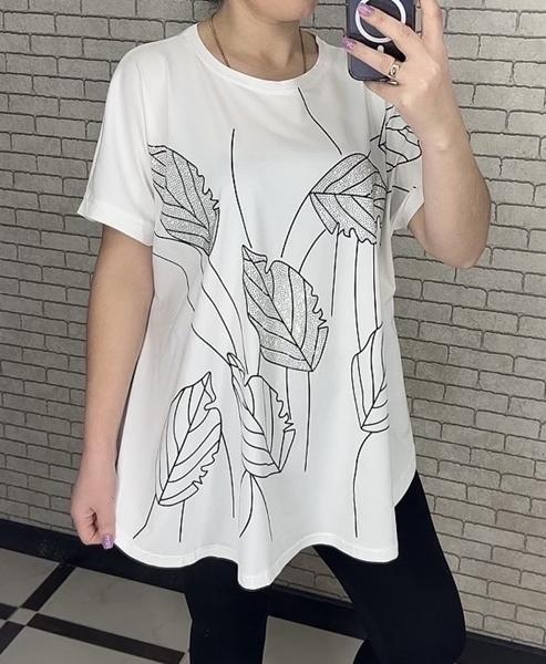 Футболка LeVisha (58-62) 25009 white (лето)