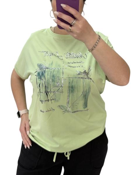 Футболка LeVisha (XL-3XL) 25037 mint (лето)