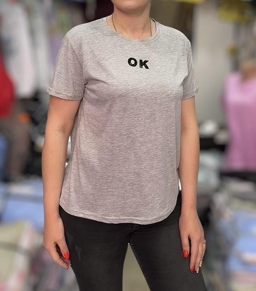 Футболка LeVisha (44-50) 25075 grey (лето)