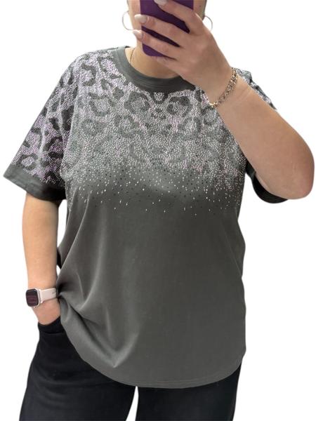 Футболка LeVisha (48-56) 25110 grey (лето)