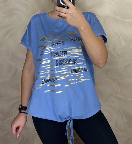 Футболка LeVisha (52-54) 25307 l.blue (лето)