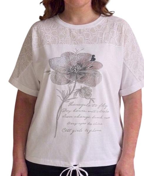 Футболка LeVisha (52-56) 26015 white (лето)