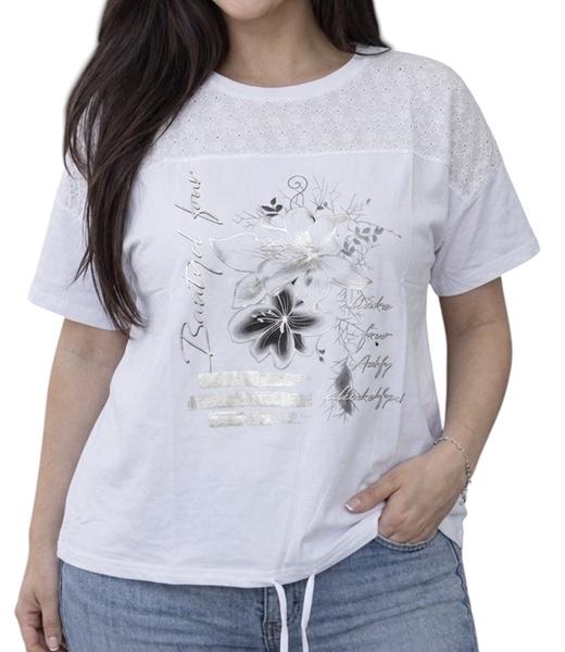 Футболка LeVisha (52-56) 26016 white (лето)