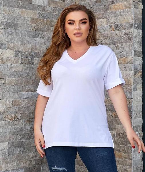 Футболка LeVisha (48-56) 54003 white (лето)