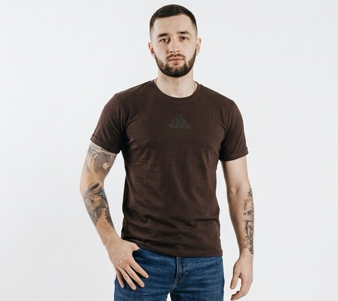 Футболка Sport style (46-54) 1-2 brown (лето)