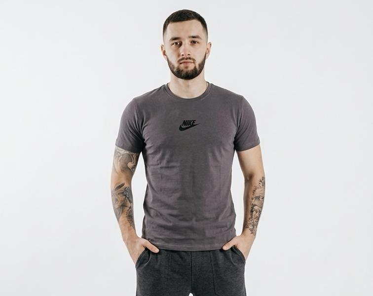 Футболка Sport style (46-54) 1-6 grey (лето)