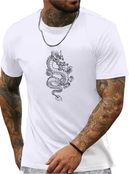 Футболка ALIA (M-3XL) AL89 white (лето)