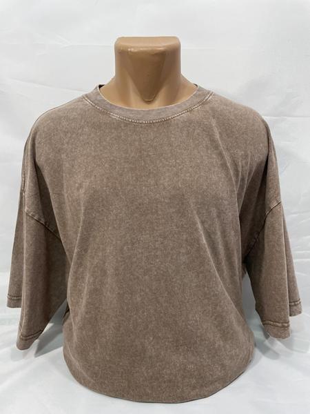 Футболка Sabihina (L-2XL) SB1836 beige (лето)