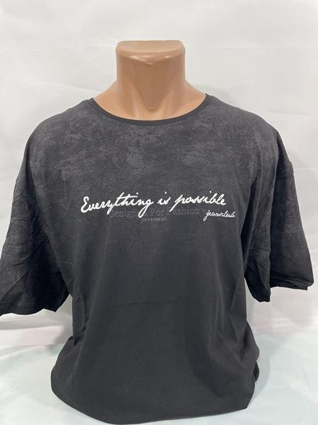 Футболка Sabihina (6XL-9XL) SB1845 black (лето)