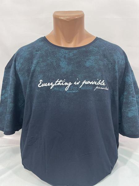 Футболка Sabihina (6XL-9XL) SB1846 navy (лето)