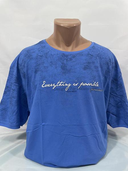 Футболка Sabihina (6XL-9XL) SB1847 l.blue (лето)