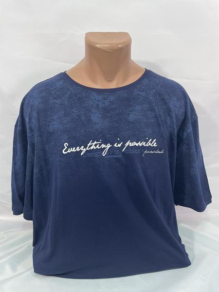 Футболка Sabihina (6XL-9XL) SB1848 navy (лето)