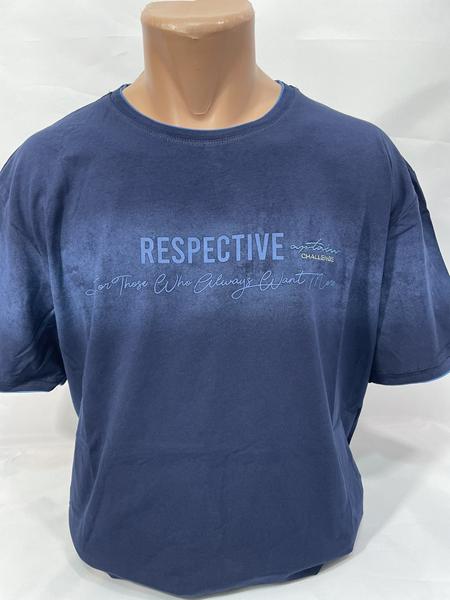 Футболка Sabihina (2XL-5XL) SB1859 navy (лето)