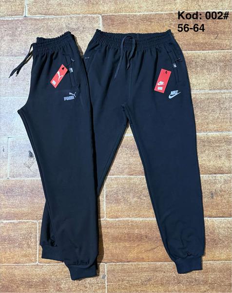 Штаны спорт Ayden (56-64) 002P black (деми)