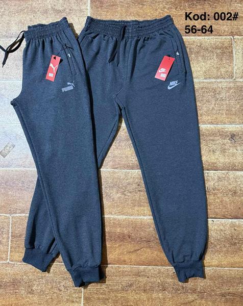 Штаны спорт Ayden (56-64) 002P grey (деми)