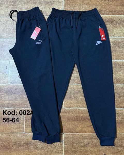 Штаны спорт Ayden (56-64) 002P navy (деми)