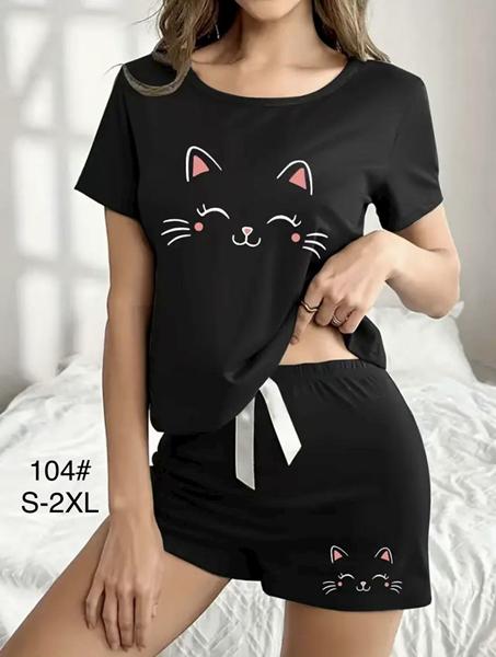 Пижама Romeo life (44-52) 104 black (лето)