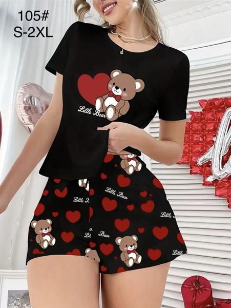 Пижама Romeo life (44-52) 105 black (лето)