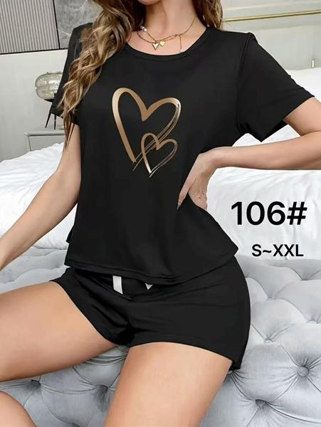 Пижама Romeo life (44-52) 106 black (лето)