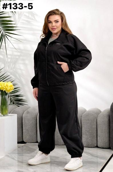 Костюм спорт Romeo life (46-52) 133-5 black (деми)