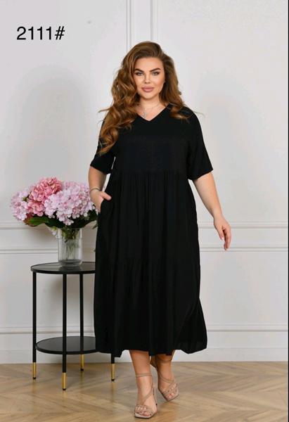 Платье Romeo life (58-62) 2111 black (лето)