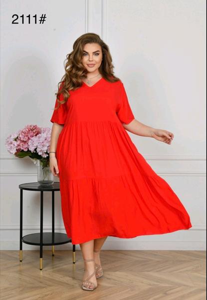 Платье Romeo life (58-62) 2111 red (лето)