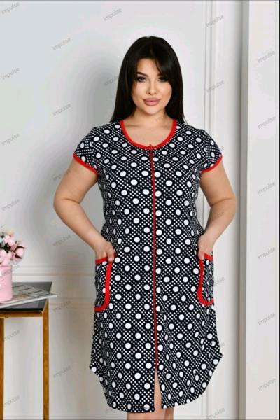 Халат Romeo life (50-58) 2620-1 black (лето)