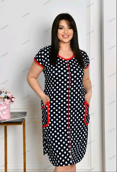 Халат Romeo life (50-58) 2620-3 black (лето)