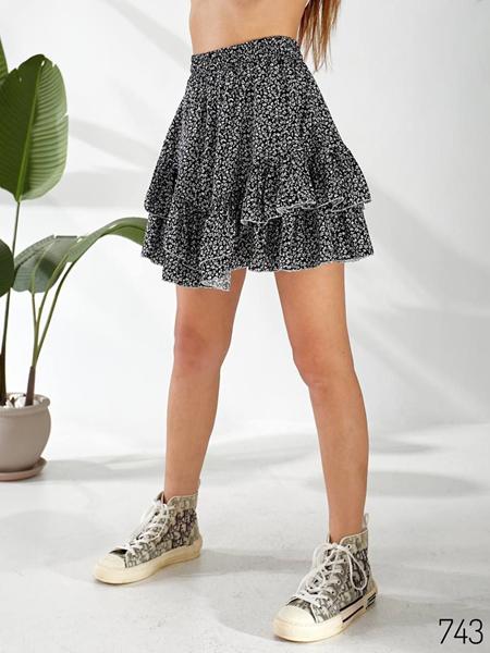 Юбка Romeo life (42-48) 743 black (лето)