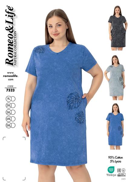 Платье Romeo life (50-58) 7523 black (лето)