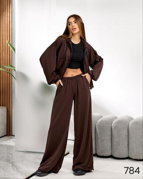 Костюм спорт Romeo life (42-56) 784 brown (деми)